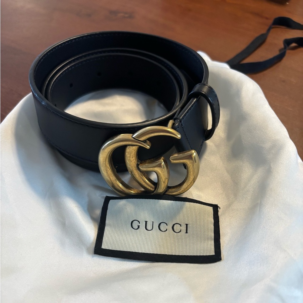 Gucci Black GG Mormont Belt - Picture 5 of 5